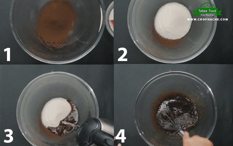 các bước làm cà phê bọt biển