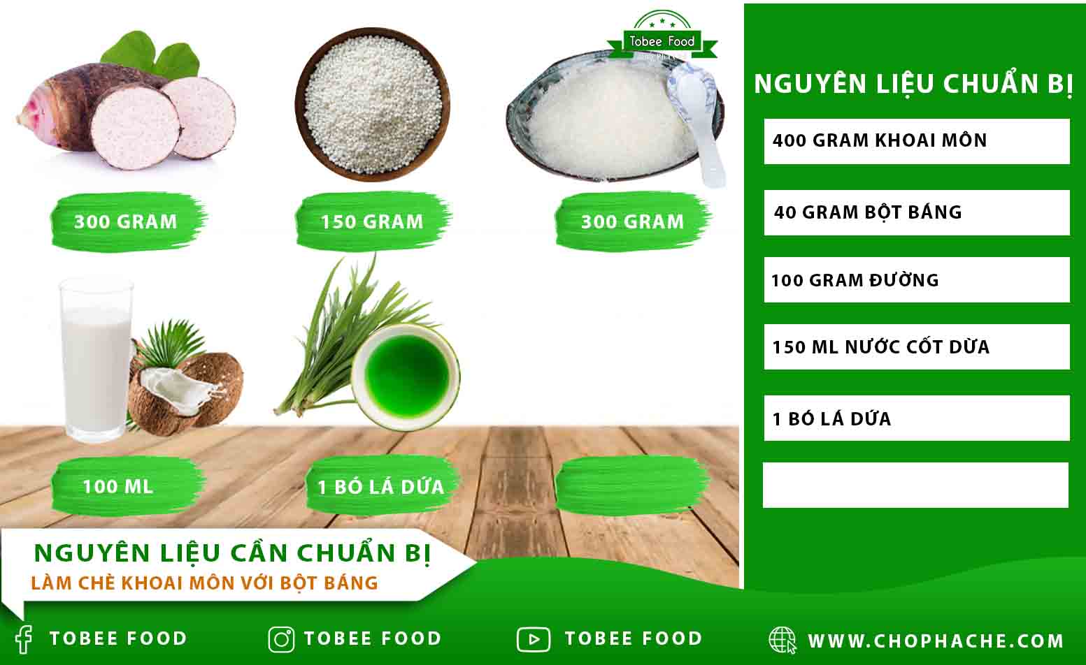 cách nấu chè khoai môn với bột báng