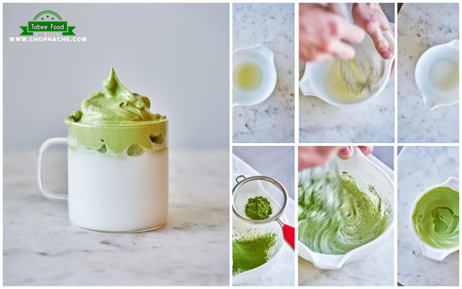 Cách làm Dalgona Matcha