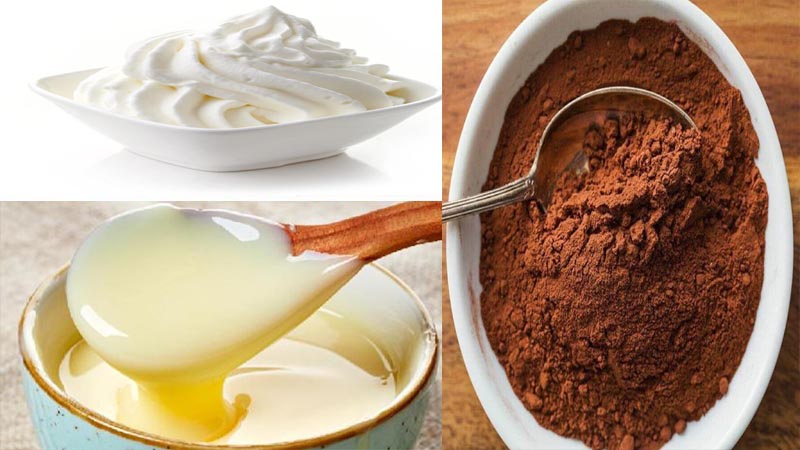 Nguyên liệu làm kem Socola