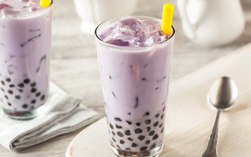 Cách pha trà sữa khoai môn chuẩn vị