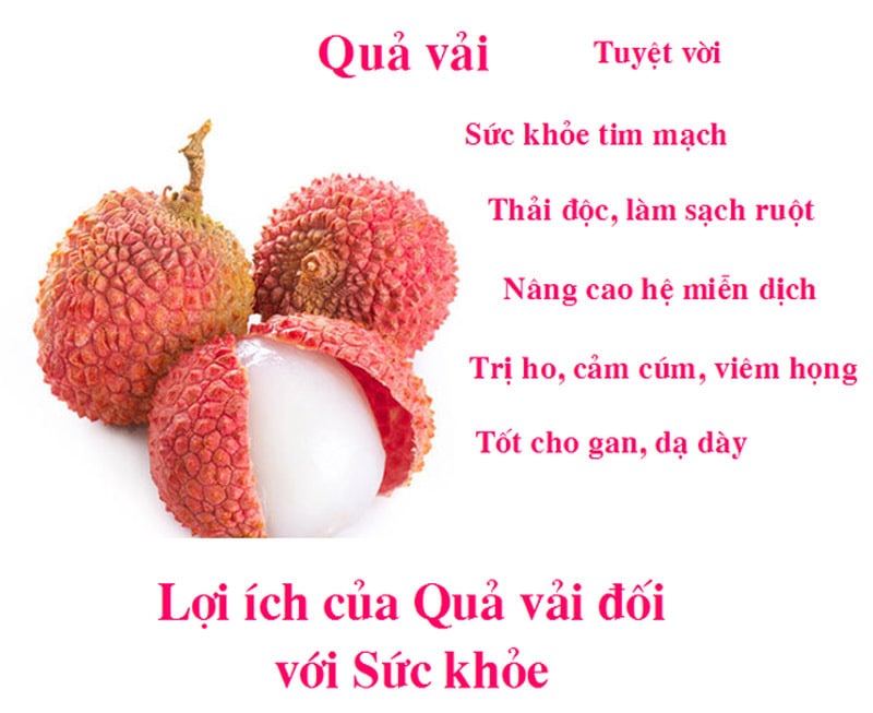 các công dụng của trà vải