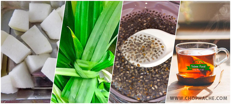 cách nấu trà bí đao hạt chia