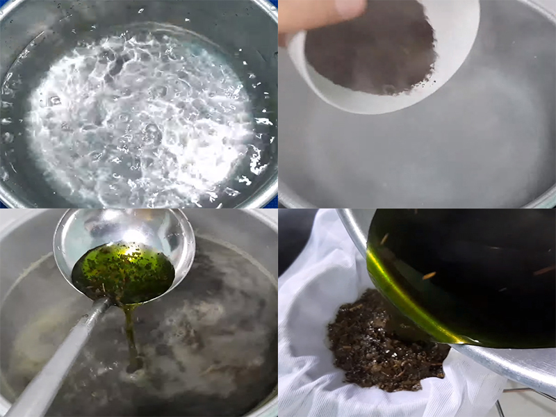 Các bước nấu trà sữa thái đỏ