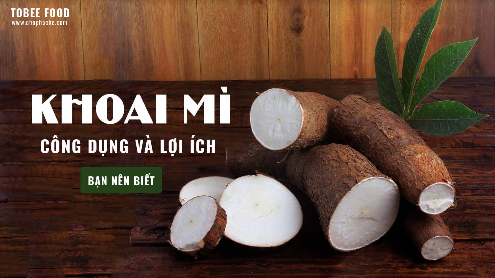 Công dụng của khoai mì
