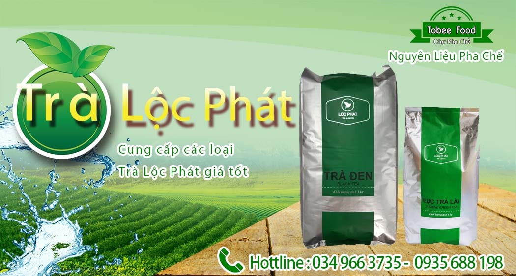 trà lộc phát trà pha trà sữa ngon 