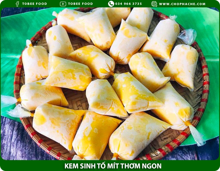 kem sinh tố mít