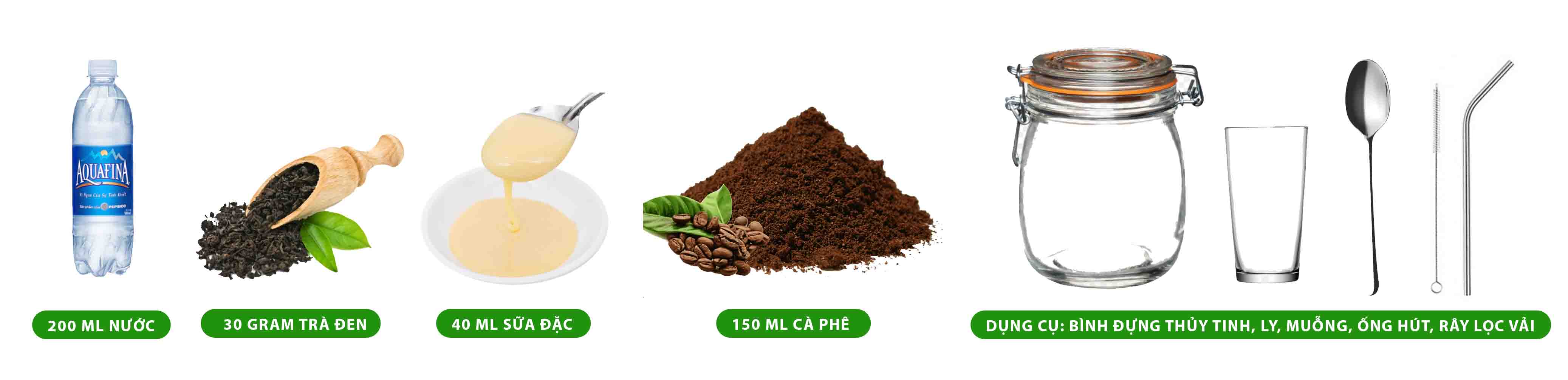 Nguyên liệu làm trà sữa Uyên Ương