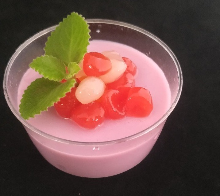 cách làm Pudding dâu tay cho bé