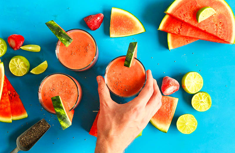 Sinh tố dưa hấu Cà rốt