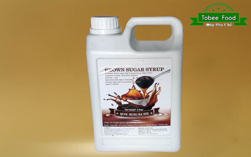 Syrup Đường đen Quốc Hưng 2,5kg