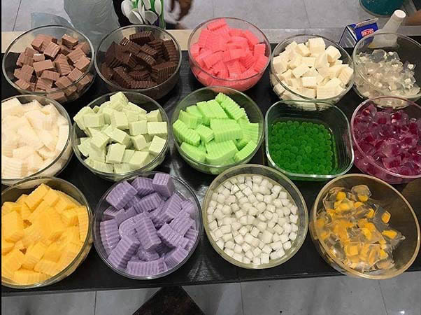 các loại thạch Topping trà sữa