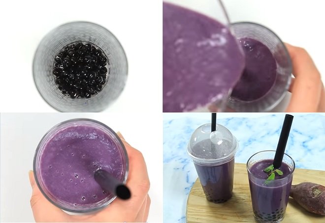 Trà sữa khoai lang tím