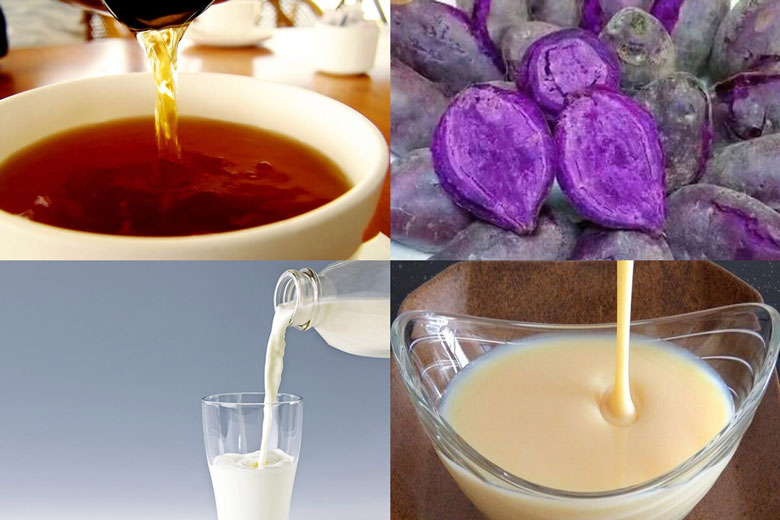 Trà sữa khoai lang tím