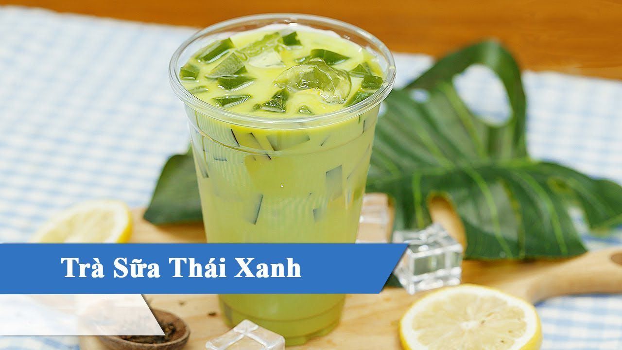 trà sữa thái xanh