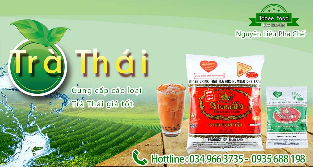 trà thái (thái xanh thái đỏ)  trà pha trà sữa thơm ngon