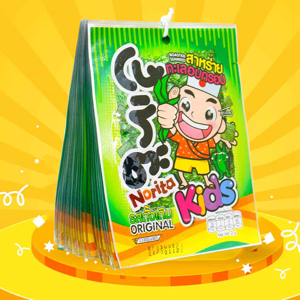 rông biển ăn liền Norita kids Thái Lan