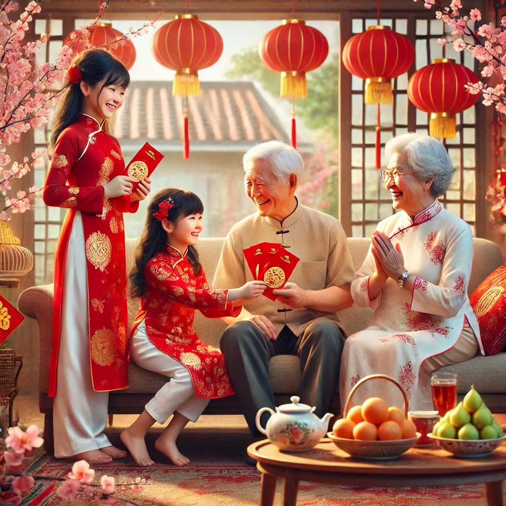 Văn hóa lì xì Tết: Tục lệ ý nghĩa và cách trao lì xì ngày Tết 2025