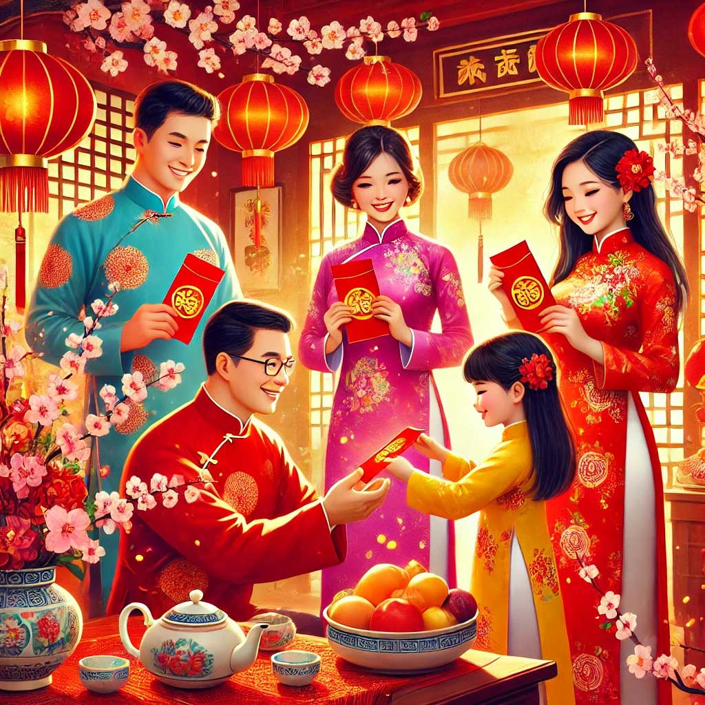 Văn hóa lì xì Tết: Tục lệ ý nghĩa và cách trao lì xì ngày Tết 2025