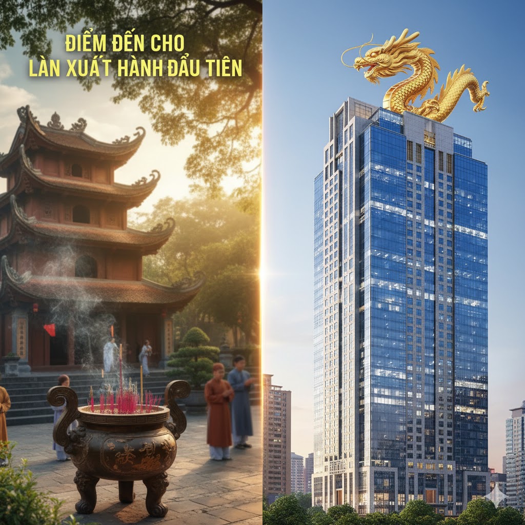 Hướng xuất hành đầu năm 2026 để gặp may mắn/tài lộc?