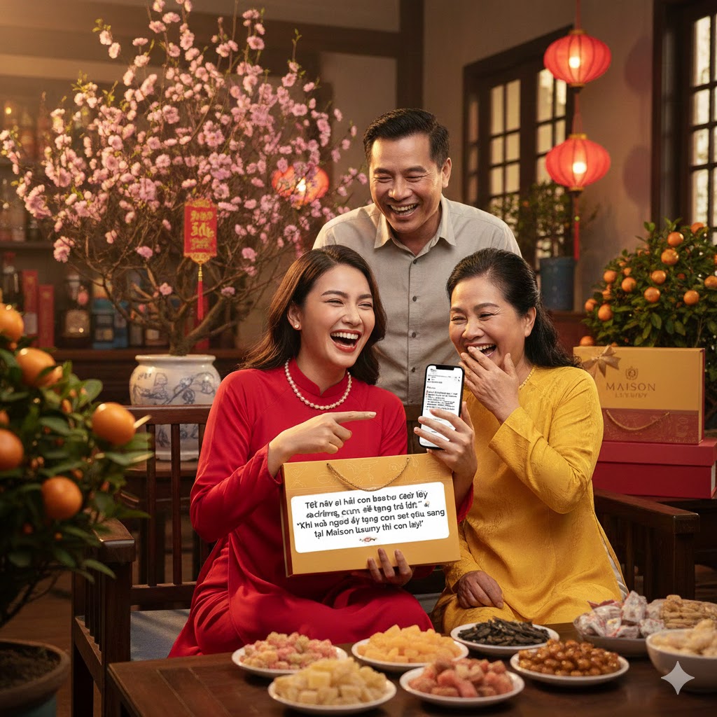 Caption/Status thả thính hoặc hài hước cho ngày Tết 2026?