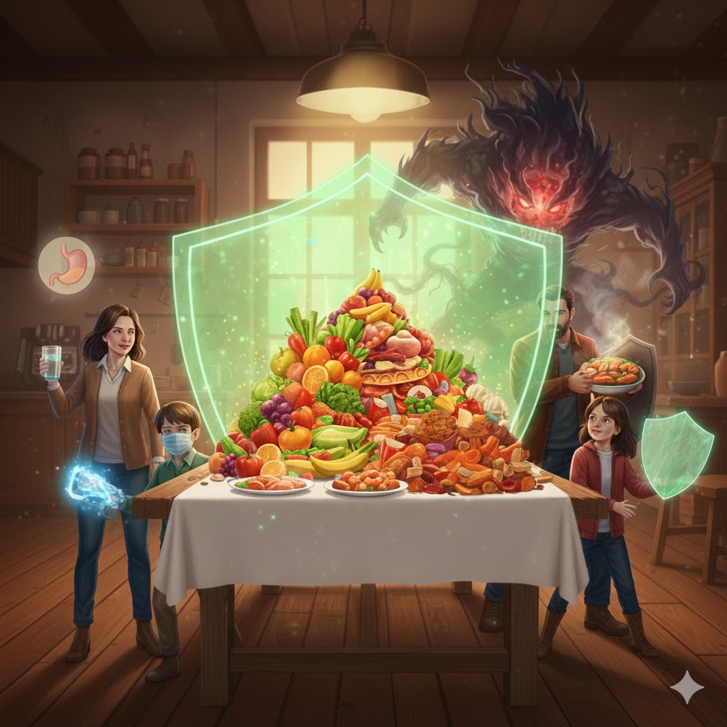 Phòng tránh các bệnh thường gặp vào dịp Tết (cảm cúm, rối loạn tiêu hóa, ngộ độc thực phẩm)