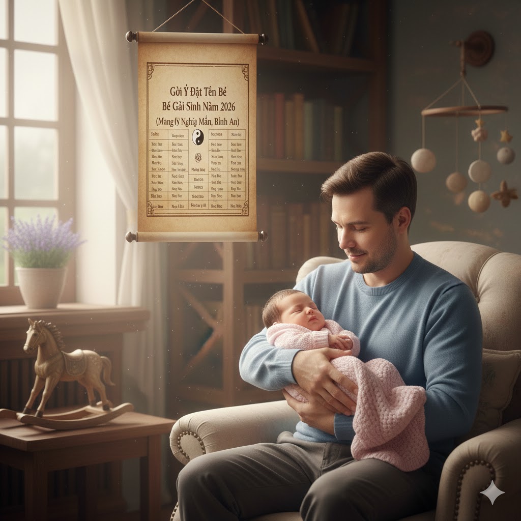 Đặt tên cho con sinh năm 2026 như thế nào để mang lại tài lộc?