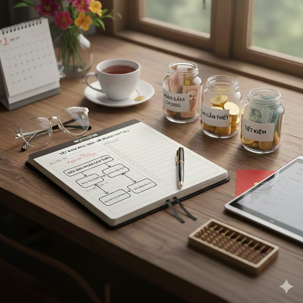 Cách quản lý chi tiêu Tết 2026 để không bị "cháy túi" sau Tết