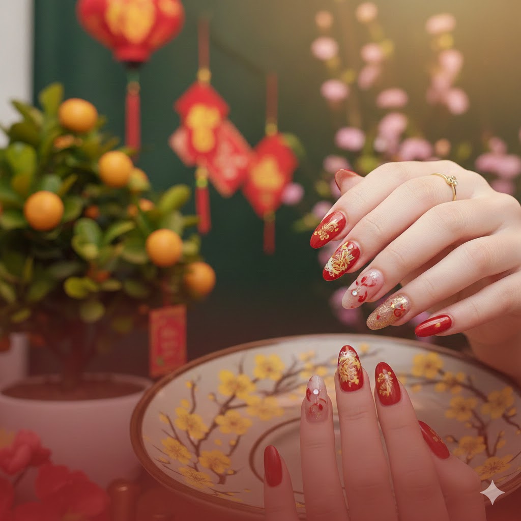 Màu nail (móng tay) đẹp và hợp phong thủy năm Bính Ngọ 2026?