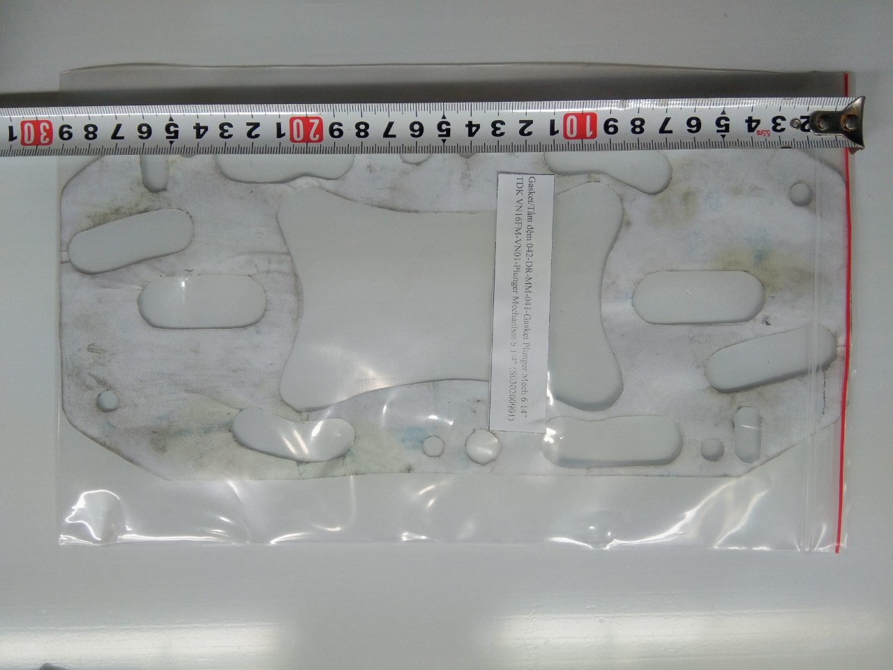 Gasket/Tấm đệm 042-DR-MM-041-Gasket Plunger Mech 6 14" TDK VN16FM-VN01-Plunger Mechanism 6 1/4" Part No: S030200901