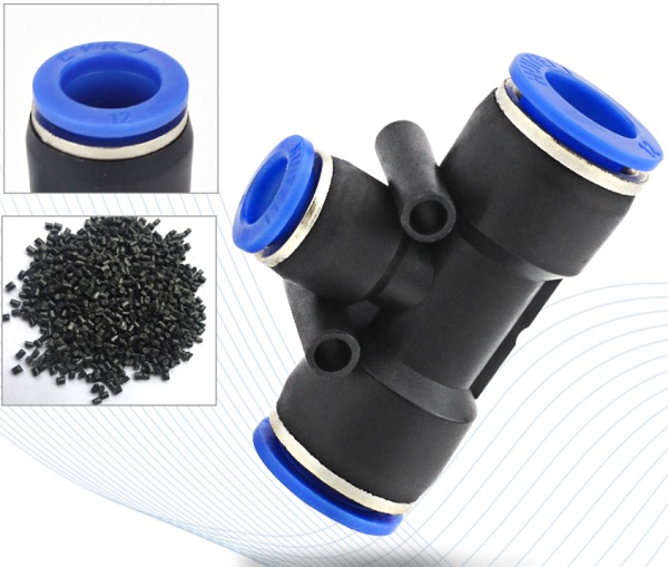 đầu nối nhanh khí nén giảm chữ T