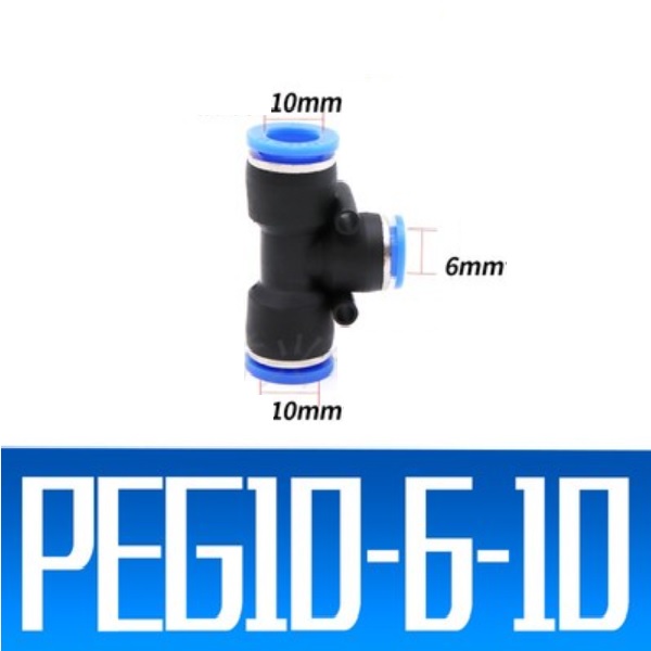 Đầu nối chữ T- Giảm PEG10-6-10