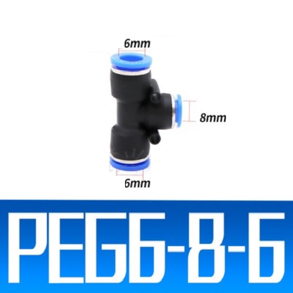 Đầu nối chữ T- Giảm PEG6-8-6