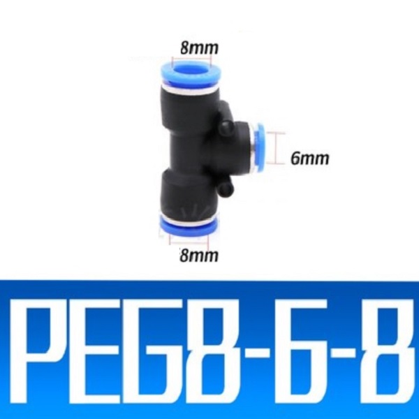 Đầu nối chữ T- Giảm PEG8-6-8