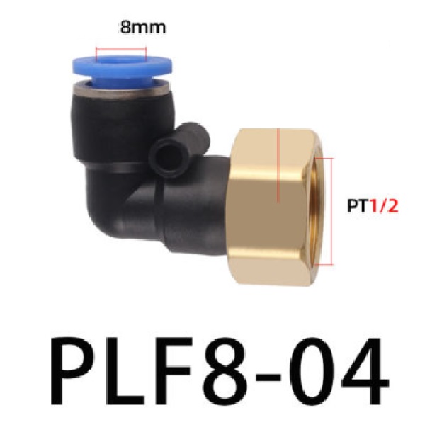 Co nối nhanh khí nén ống 8- Ren trong 1/2