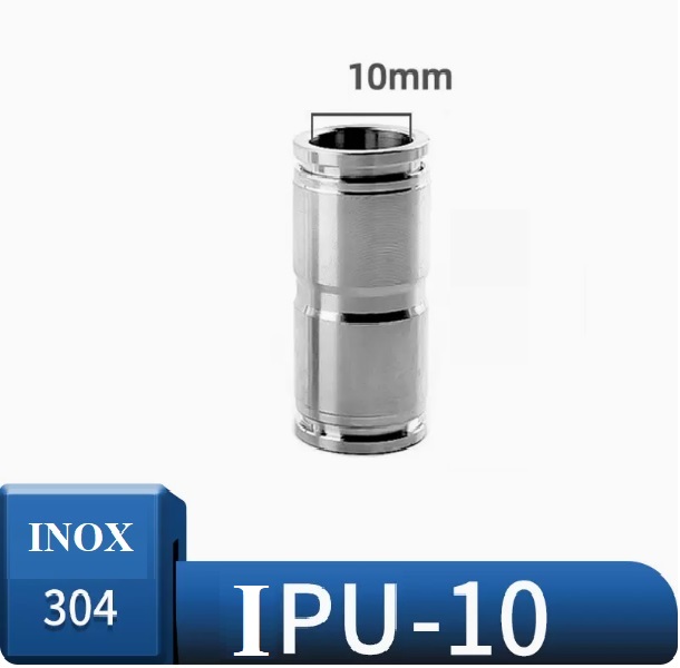 Đầu nối nhanh thẳng ống phi 10