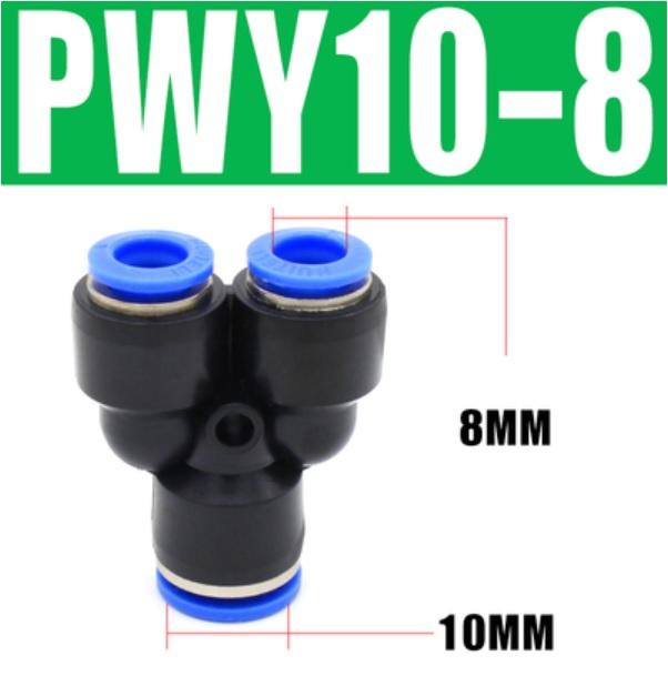 Đầu nối khí nén chữ Y- Giảm PWY10-8