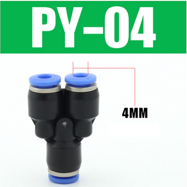 Đầu nối nhanh khí nén chữ Y PY4