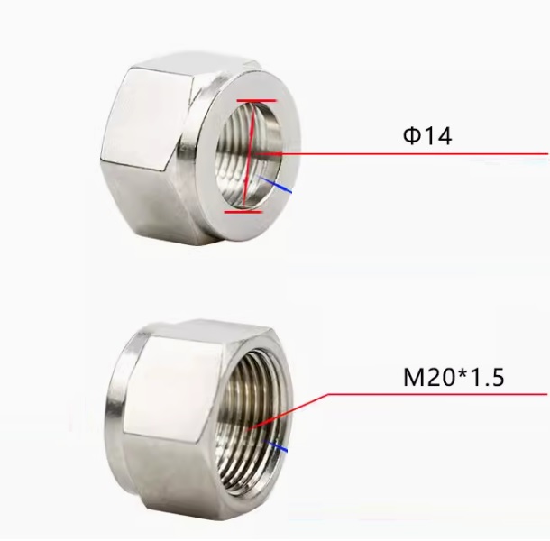 ốc siết hạt bắp phi 14
