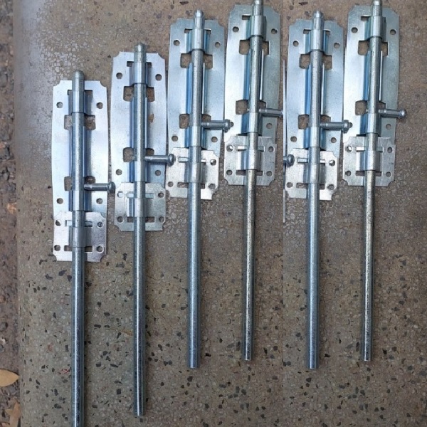 chốt cửa đứng xi trắng