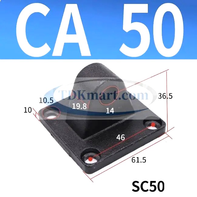 Đế chân xi lanh khí nén ca50