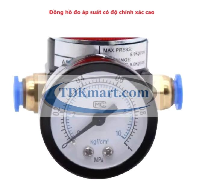 Van điều áp khí nén AR2000 với đồng hồ áp suất