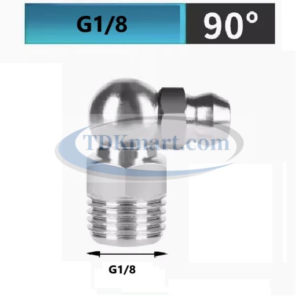 Vú mỡ ren G1/8 nghiêng góc 90 độ