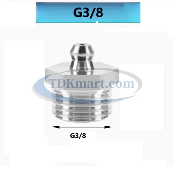 Vú mỡ ren G3/8 thẳng