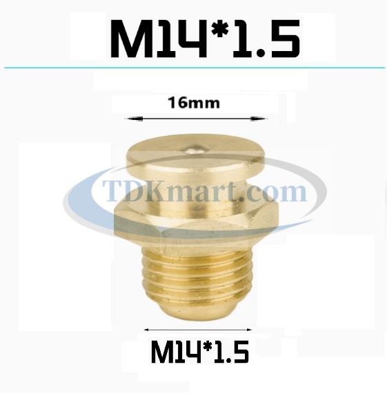 Vú mỡ nút đồng M14x1.5 (16)