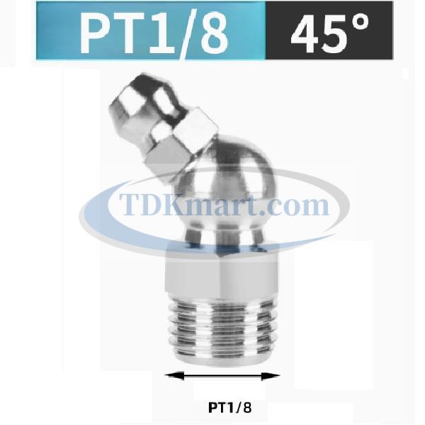 Vú mỡ ren PT1/8 nghiêng góc 45 độ