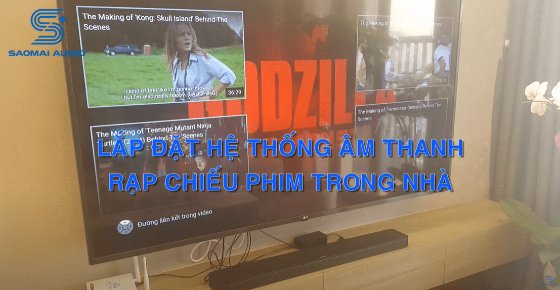Lắp đặt loa Bose Soundbar 500 và Bass Module 500 tại chung cư ở Thanh Xuân (Hà Nội)