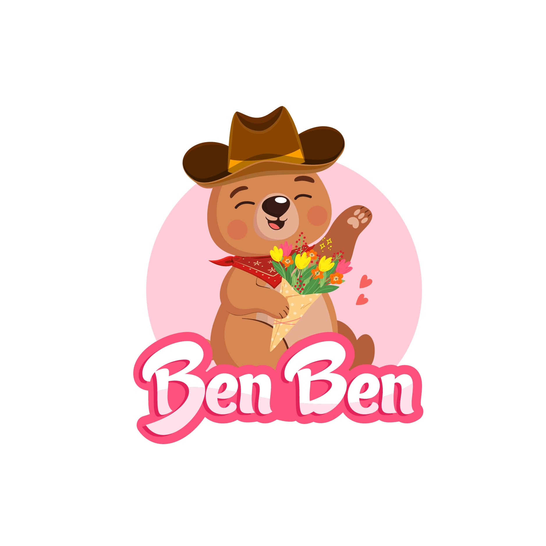 logo GẤU BÔNG BEN BEN