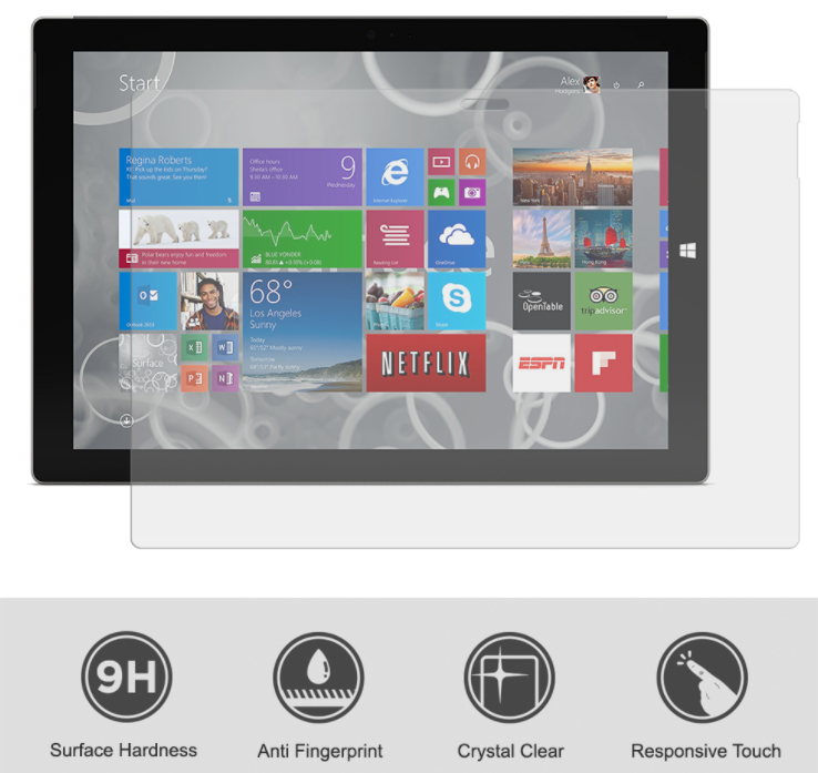 kính cường lực Surface Go