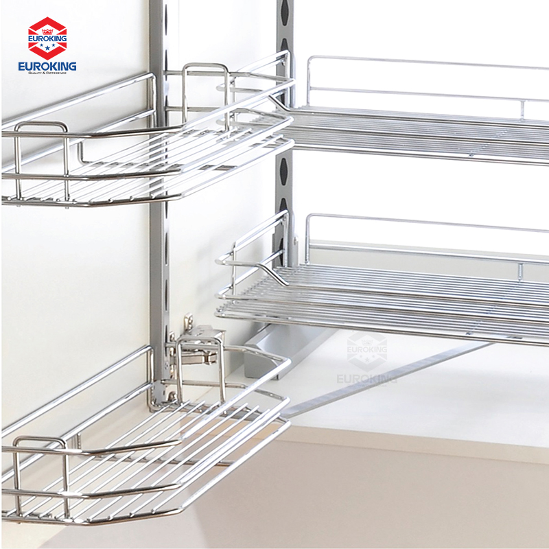TỦ ĐỒ KHÔ 2 TẦNG NAN TRÒN INOX SUS304